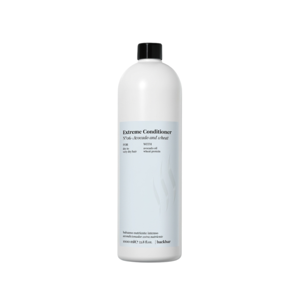4 Acondicionador Nutritivo Farmavita Backbar No. 06 Extreme Aguacate y Trigo 1000ml