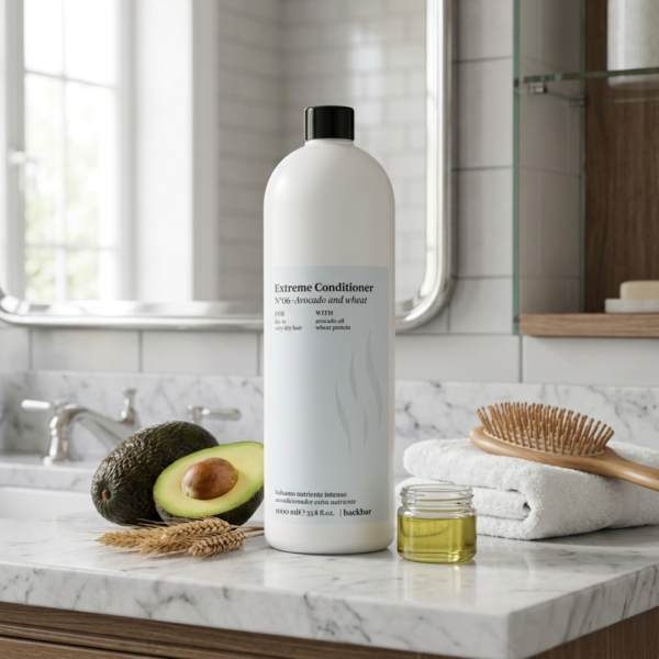 6 Acondicionador Nutritivo Farmavita Backbar No. 06 Extreme Aguacate y Trigo 1000ml