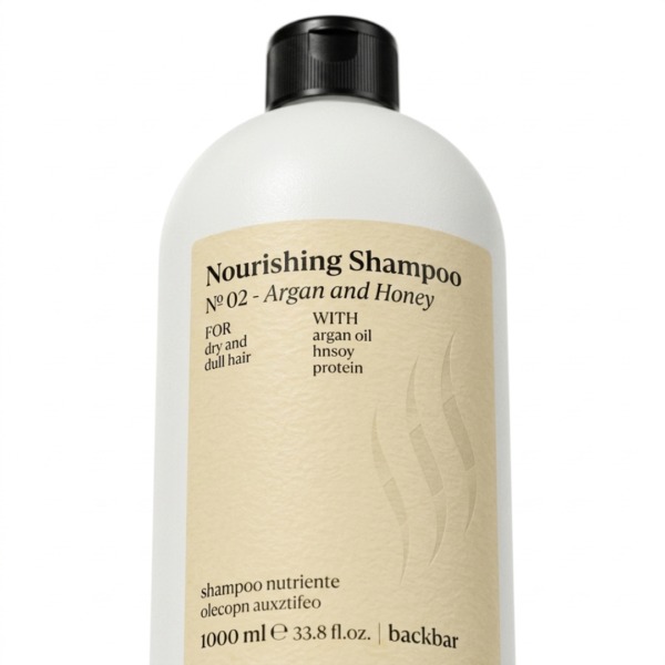Shampoo Nutritivo Farmavita Backbar No. 02 Argán y Miel 1000ml